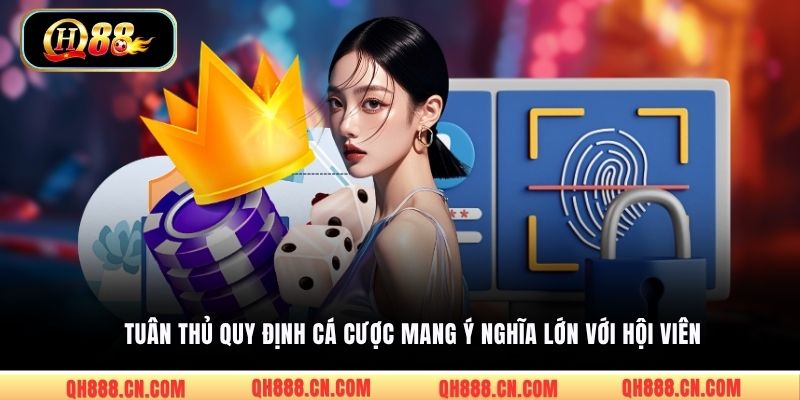 Tuân thủ quy định cá cược mang ý nghĩa lớn với hội viên